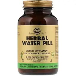 Мочегонное средство Solgar Herbal Water Pill 100 капсул