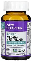 Вітаміни та мінерали New Chapter One Daily Prenatal Multivitamin, 30 таблеток