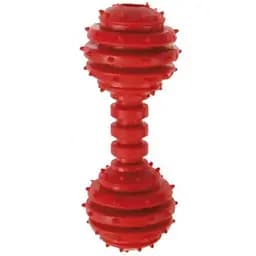 Игрушка для собак TatraPet Dental Gum гантелька резиновая 12.5 см в ассортименте