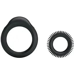 Набор эрекционных колец Baile Ring Manhood 2 шт. черный