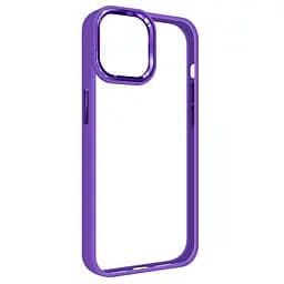 Чехол для Apple iPhone 14, Unit, фиолетовый, прозрачный противоударный чехол-накладка из TPU и поликарбоната (PC), с защитными бортиками, защита всего корпуса от ударов и царапин, ArmorStandart (ARM62479) - мініатюра 2