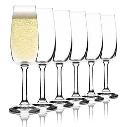 Набор бокалов для шампанского Krosno Pure, стекло, 170 мл, 6 шт. (788968)