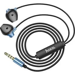 Проводные наушники Hoco M75 Belle Universal, 1,2m, Mic, 3.5mm, blue