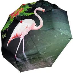 Жіноча складана парасолька повний автомат Rain 98 см різнобарвна