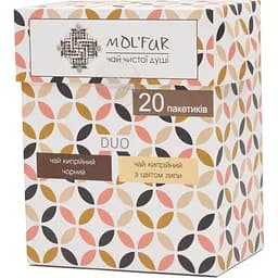 Набор чая Mol'far Duo кипрейный черный + кипрейный с листьями липы органический 100 г (20 шт. х 5 г) (816371)
