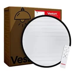 Cвітильник GRILL матовий 60W 375*60мм 3000К-6500К з ДК чорний