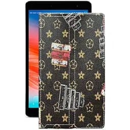 Чохол StatusCASE з екошкіри для планшету Chuwi Hi 8 SE Луі-Вітон-коричневий