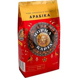 Кава в зернах Чорна Карта Арабiка 1 кг - мініатюра 4