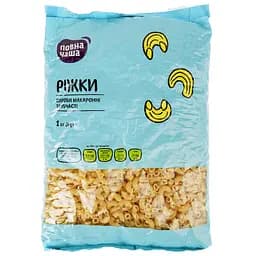 Макаронные изделия Повна Чаша Рожки 1 кг (799513)