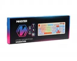 Клавіатура бездротова KBGW-3C01-UA, White Maxxter teh0020620 - мініатюра 5