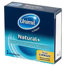 Презервативы Unimil Natural+ — защита и естественные ощущения, 3 шт Unimil 27-083259 101910