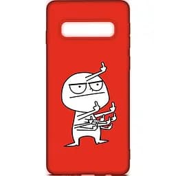 Чохол-накладка Toto Cartoon Soft Silicone TPU Case Samsung Galaxy S10 FK 9 Red