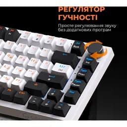 Клавіатура GamePro MK160W Red Switch White [121464] - мініатюра 10