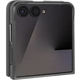 Шкіряний чохол Leather Case (AAA) для Samsung Galaxy Z Fli5 Black