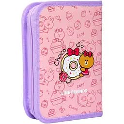 Пенал твердий Yes з клапаном HP-03 Line Friends Always Together (533731) - мініатюра 3