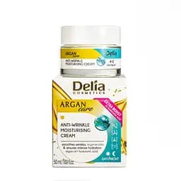 Крем для лица Delia Cosmetics Argan Care увлажняющий против морщин 40+ 50 мл