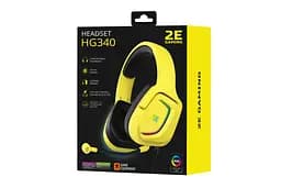 Гарнітура ігрова 2E Gaming HG340 RGB USB 7.1 Yellow (2E-HG340YW-7.1) - мініатюра 2