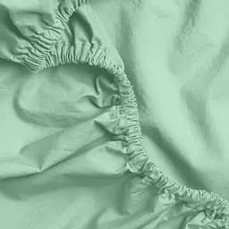 Комплект постільної білизни Cosas Pistachio Євро варена бавовна аквамарин (85WashedCotton_Pistachio_El-Pistachio_200) - мініатюра 6