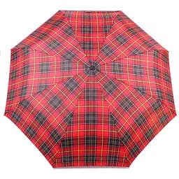 Жіноча складана парасолька механічна Fulton червона