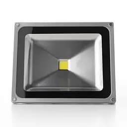 Прожектор Brille вуличний LED вологозахищений IP65 HL-13/50W CW COB сірий - мініатюра 5