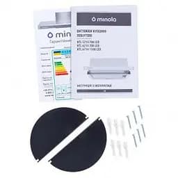 Телескопічна витяжка Minola HTL 6714 I 1100 LED - мініатюра 2