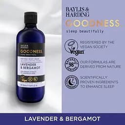 Гель для душу Baylis & Harding Goodness Sleep Lavender and Bergamot 500 мл - мініатюра 2