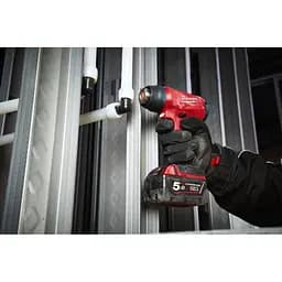 Термоповітродувка акумуляторна MILWAUKEE, M18 BHG-0 (каркас, аксесуари, картонне пакування) - мініатюра 10