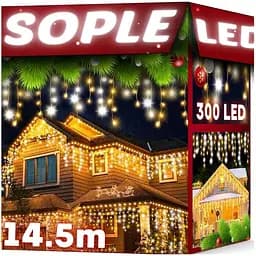 Вулична гірлянда бахроми 14.5 м 300 LED