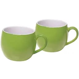 Чашка Fissman 2 шт. 320 мл зеленая (9520)