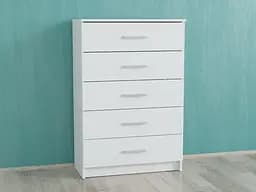 Комод на 5 ящиків Forte Hans 710x1060x350 Білий (id27-0000-90-white)