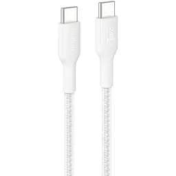 Belkin Кабель USB-C > USB-C заряджання/синхронізації 1м, 240Вт, Type-C, плетен, білий