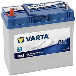 Акумулятор Varta Blue Dynamic 45Ah ASIA (+/-) ТК (330EN) (237х127х227) без нижн. бурт B33