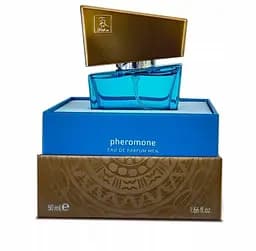 Духи с феромонами мужские Shiatsu Pheromone Fragrance men lightblue 50 ml