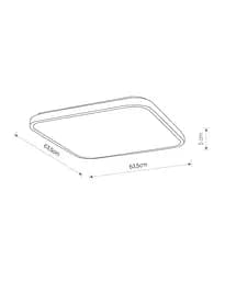 Стельовий світильник Nowodvorski 8111 Agnes Square led 64w - мініатюра 2