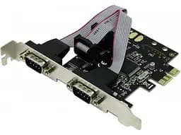 PCI-E Контролер 2xCOM (RS232), чипсет Moschip 9922, RTL