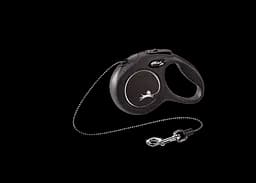Повідець-рулетка Flexi Classic XS, для собак до 8 кг, трос 3 м, чорний (CL00C3.251.S.20)