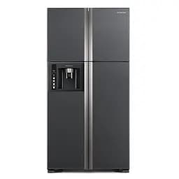 Холодильник Hitachi R-W720 верхня морозильна камера 4 двері Ш910xВ1835xГ745 582л A+ сірий скло (R-W720PUC1GGR)