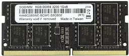 Модуль пам'яті SODIMM DDR4 8Gb Samsung 3200 Mhz (K4A8G085WE-BCWE-S8GB32) (SODIMM 8GB DDR4 3200 1Gx8) Б/в