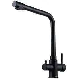 Змішувач для кухні під осмос Globus Lux Alpen SUS-0888-BB Чорний матовий