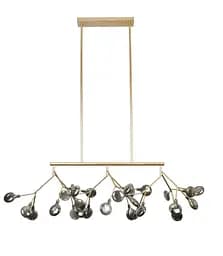 Люстра LED PETALS Levistella 918LP264-27 GD+BK