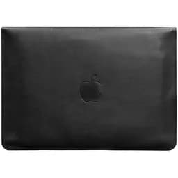 Кожаный чехол-конверт BlankNote на магнитах для MacBook Air 15 (2023) Черный
