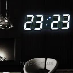 Настільний цифровий LED-годинник / White - мініатюра 5