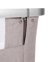 Дитяче ліжечко Carrello Aria CRL16402 Cream Beige приставне з люлькою кошиком 4 колеса метал каркас - мініатюра 8
