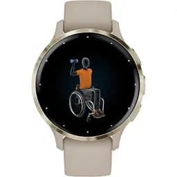 Смарт-годинник Garmin Venu 3S Soft Gold S. Steel Bezel w. French Gray Case and S. Band (010-02785-02) - мініатюра 6