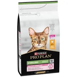 Сухой корм для кошек Purina Pro Plan Sterilised Adult 1+ Delicate Digestion для стерилизованных с чувствительным пищеварением со вкусом курицы 1,5 кг 