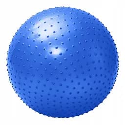 М'яч для фітнесу (фітбол) 4FIZJO 65 см масажний Anti-Burst 4FJ0616 Blue (P-5905973400213)