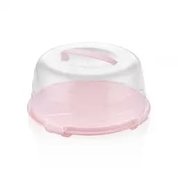 Тортовница Bager BG-452 P Pink, 33х16 см, розовый (BG-452 P)