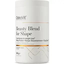 Протеїн OstroVit Beauty Blend for Shape Вершкова полуниця 360 г
