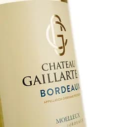 Вино Chateau Gaillarteau Bordeaux Blanc Moelleux біле напівсолодке 0.75 л - мініатюра 3