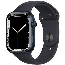 Смарт-годинник Apple Watch Series 7 GPS 45mm Midnight Aluminum Case with Midnight Sport Band [MKN53] Б/В [161674]